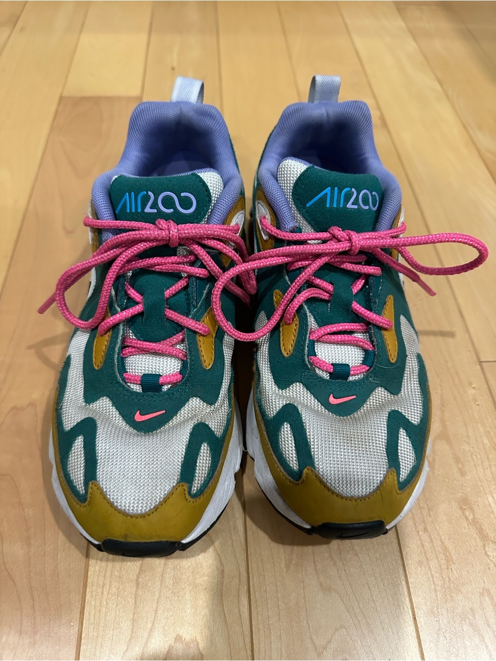 Nike Air 200 Women’s Multicolor Sneakers Mystic Green - Size 7